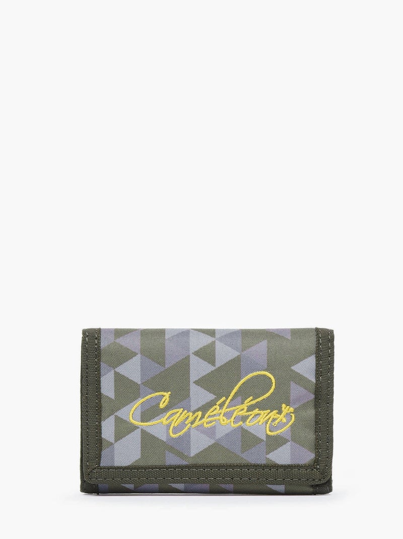 Portefeuille Velcro Cameleon Polyester Gris Vert Gris - Kiabi