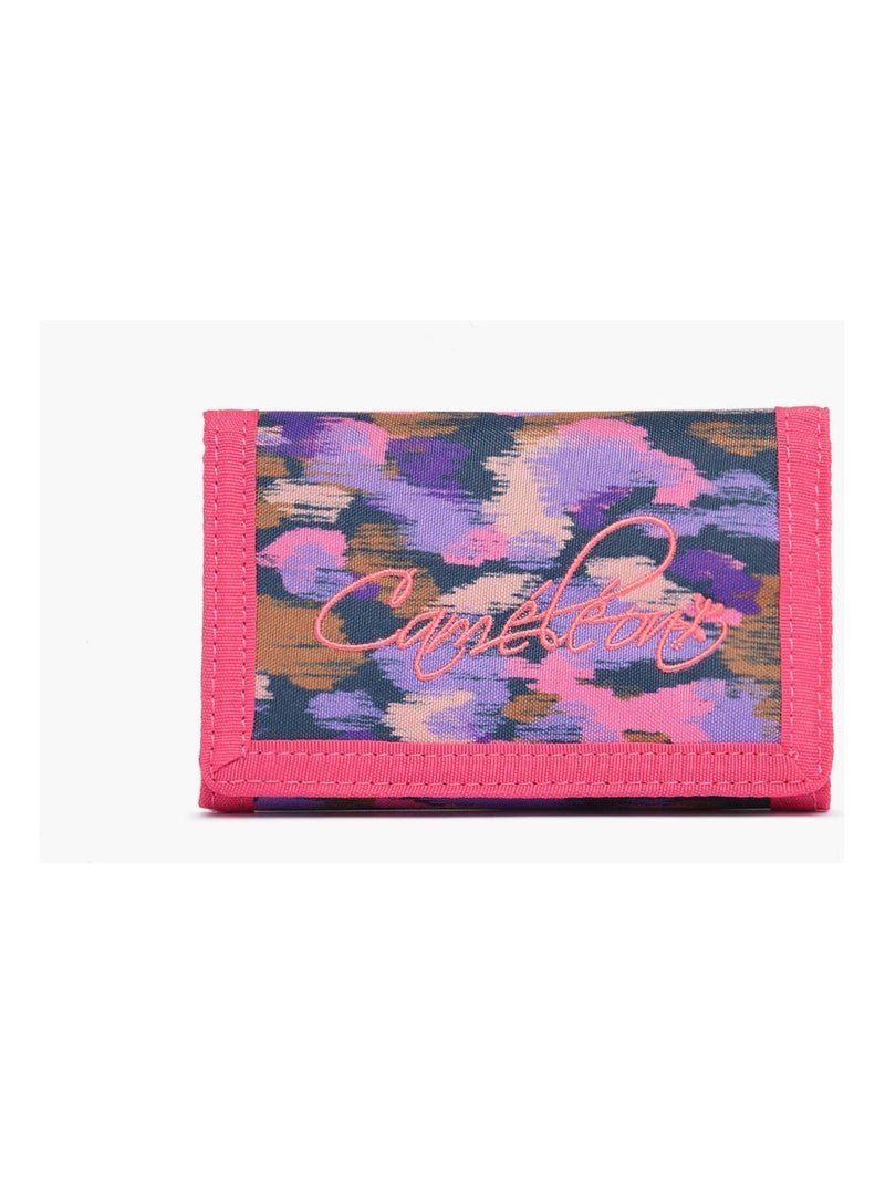Portefeuille Velcro Cameleon Polyester Rose - Kiabi