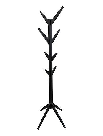 Portemanteau Arbre en MDF Hauteur 178 cm - Noir
