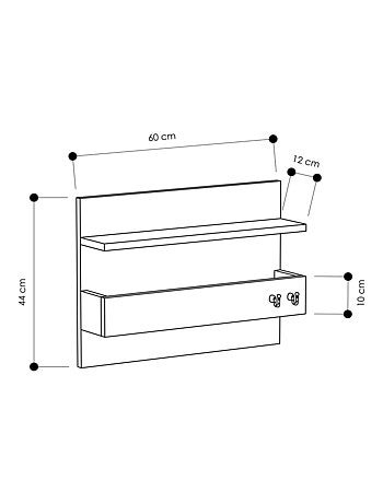 Portemanteau Tika - Moka