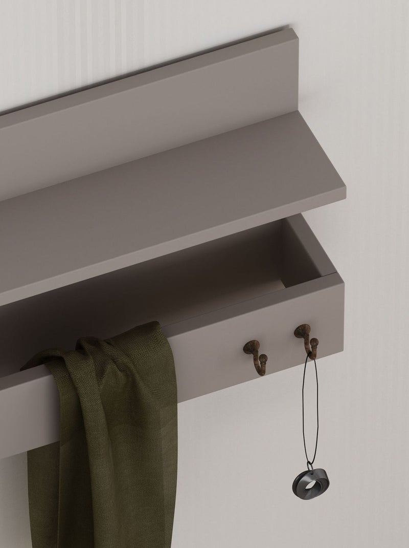 Portemanteau Tika - Moka Taupe - Kiabi