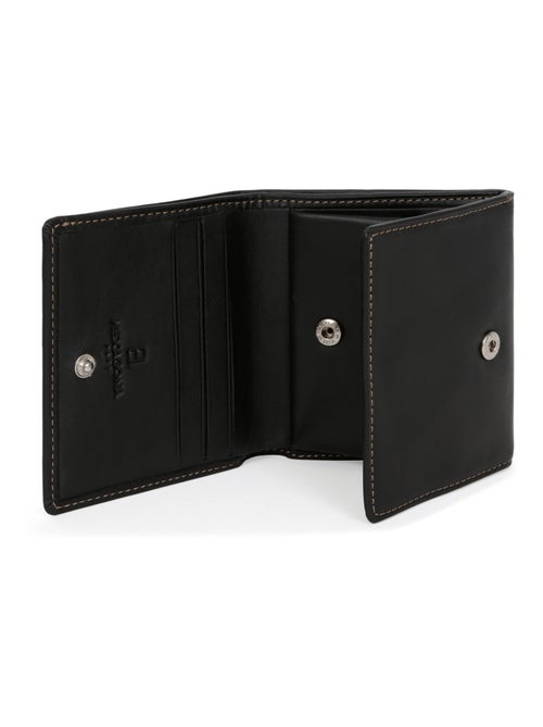 Portemonnaie  1 volet  cuir félin hexagona - Kiabi