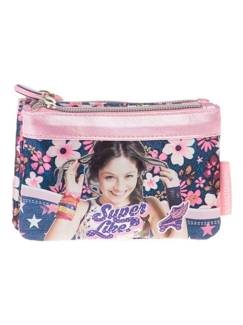 Portemonnaie Carré Double - Soy Luna Superlike Mauve lilas - Kiabi