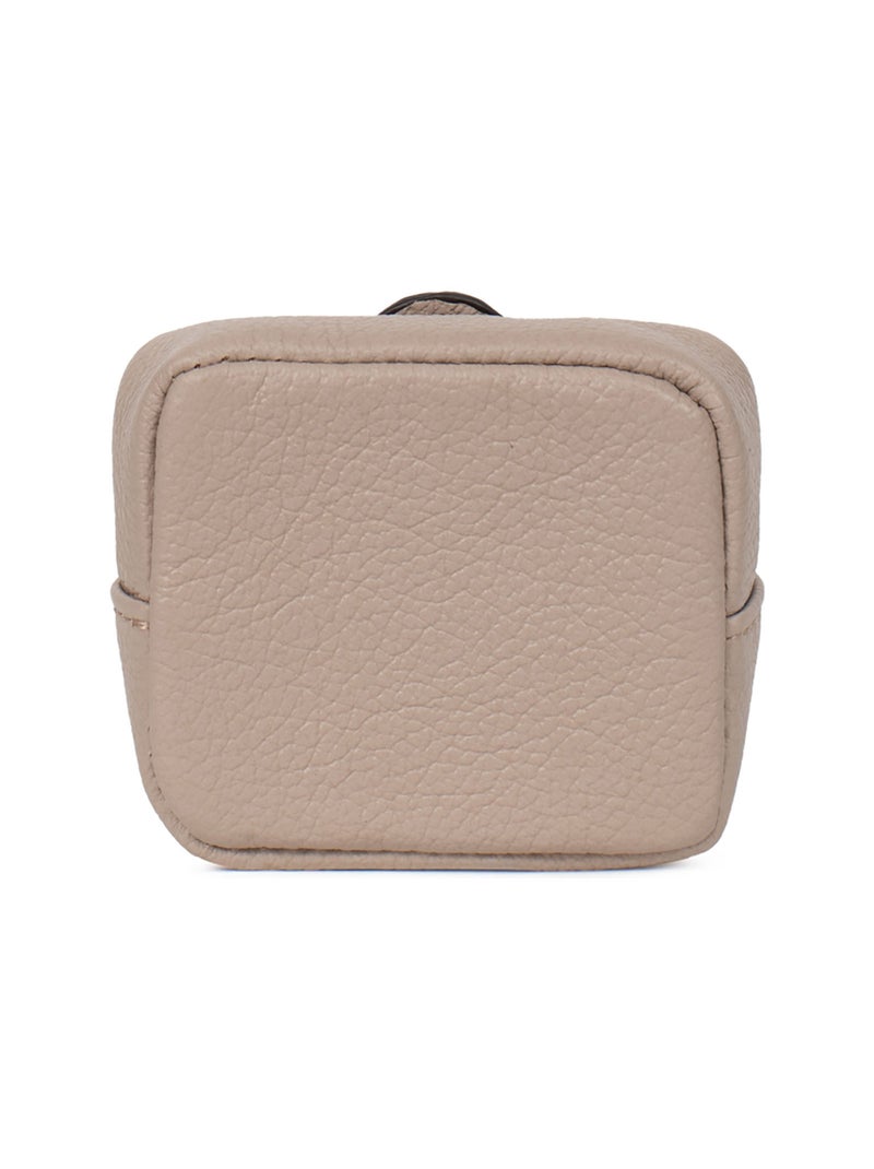 Portemonnaie  Cuir CONFORT Beige - Kiabi