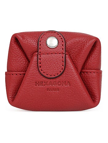Portemonnaie cuir confort hexagona