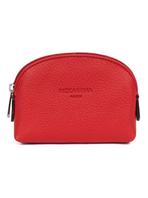 Portemonnaie  cuir confort hexagona - Kiabi