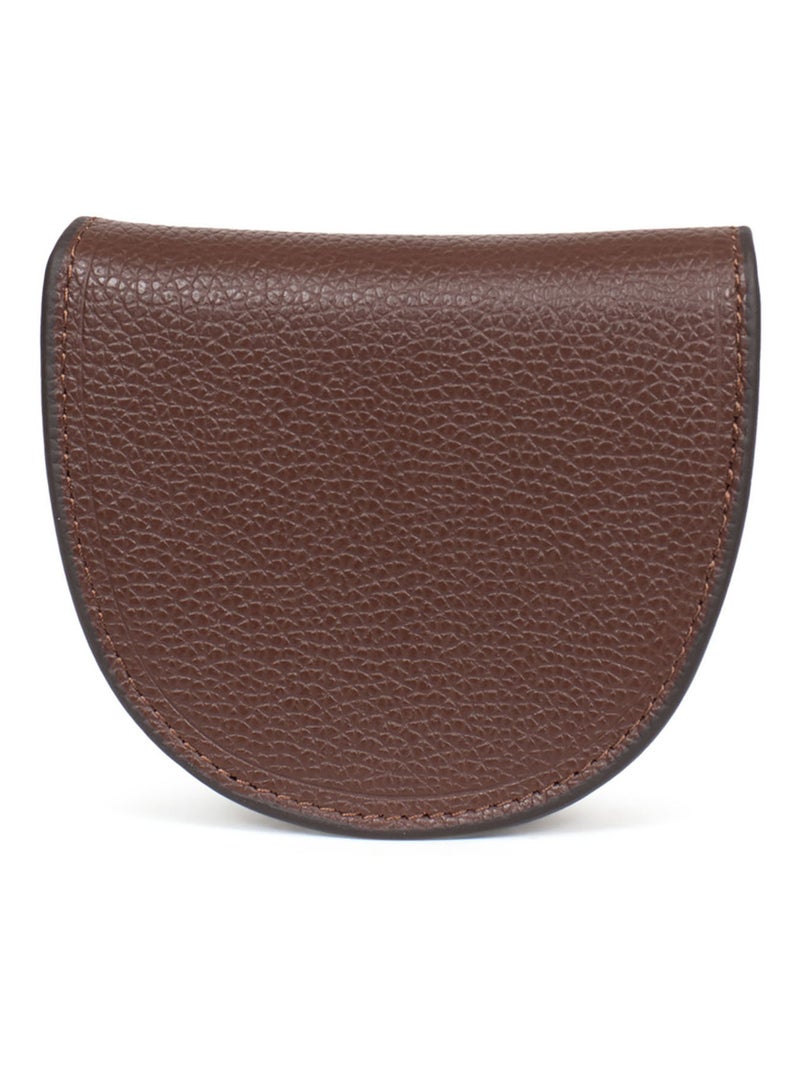 Portemonnaie  Cuir CONFORT Marron chocolat - Kiabi