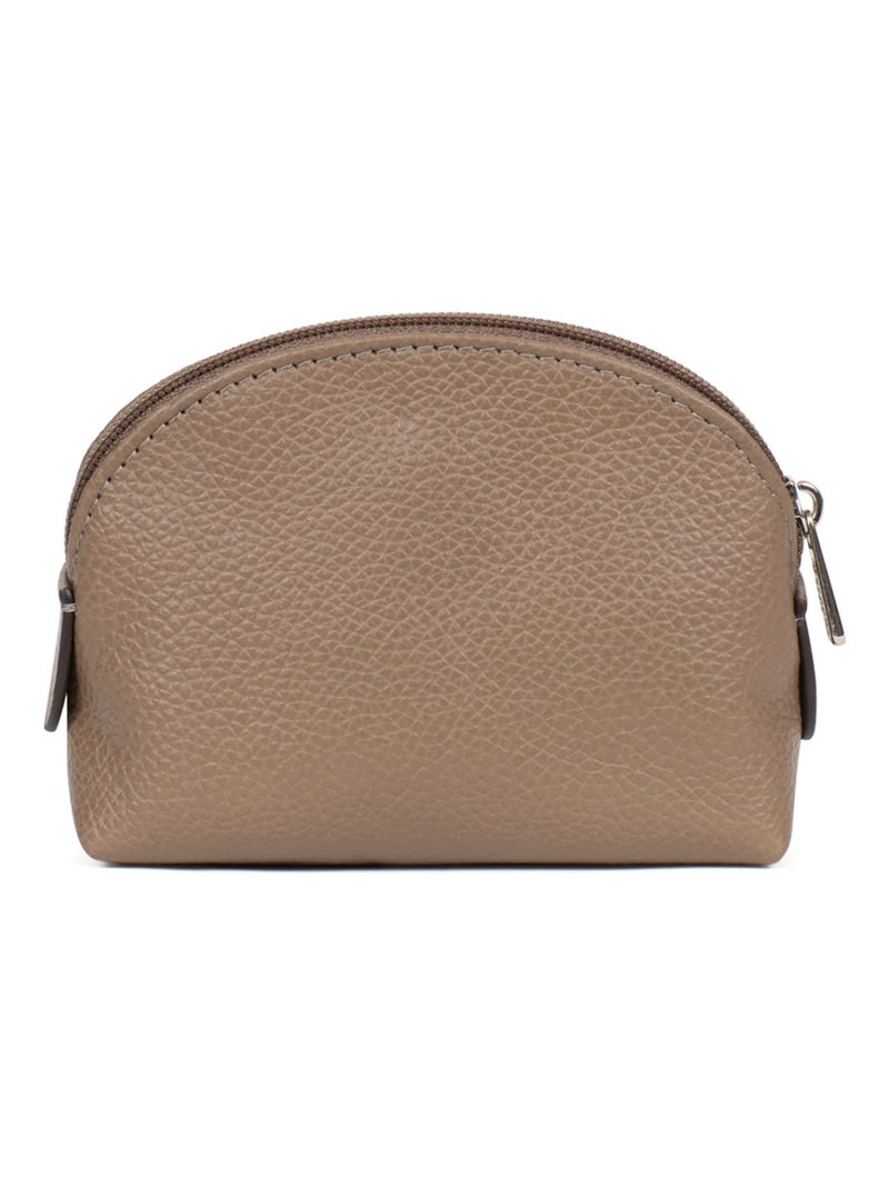 Portemonnaie  Cuir CONFORT Marron clair - Kiabi