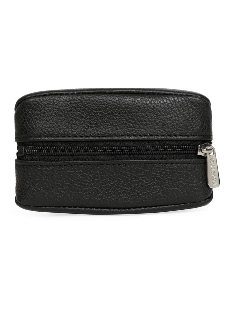 Portemonnaie  Cuir CONFORT Noir - Kiabi