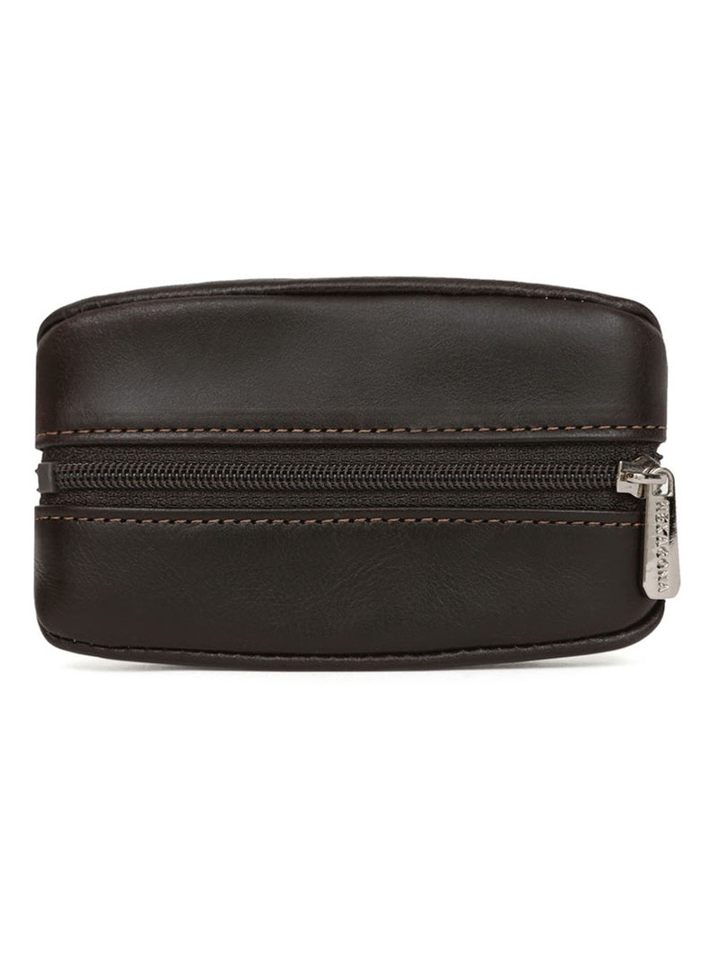 Portemonnaie  Cuir FÉLIN Marron - Kiabi
