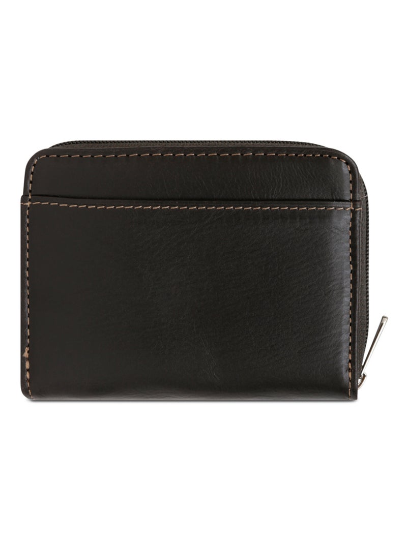 Portemonnaie  Cuir FÉLIN Marron - Kiabi