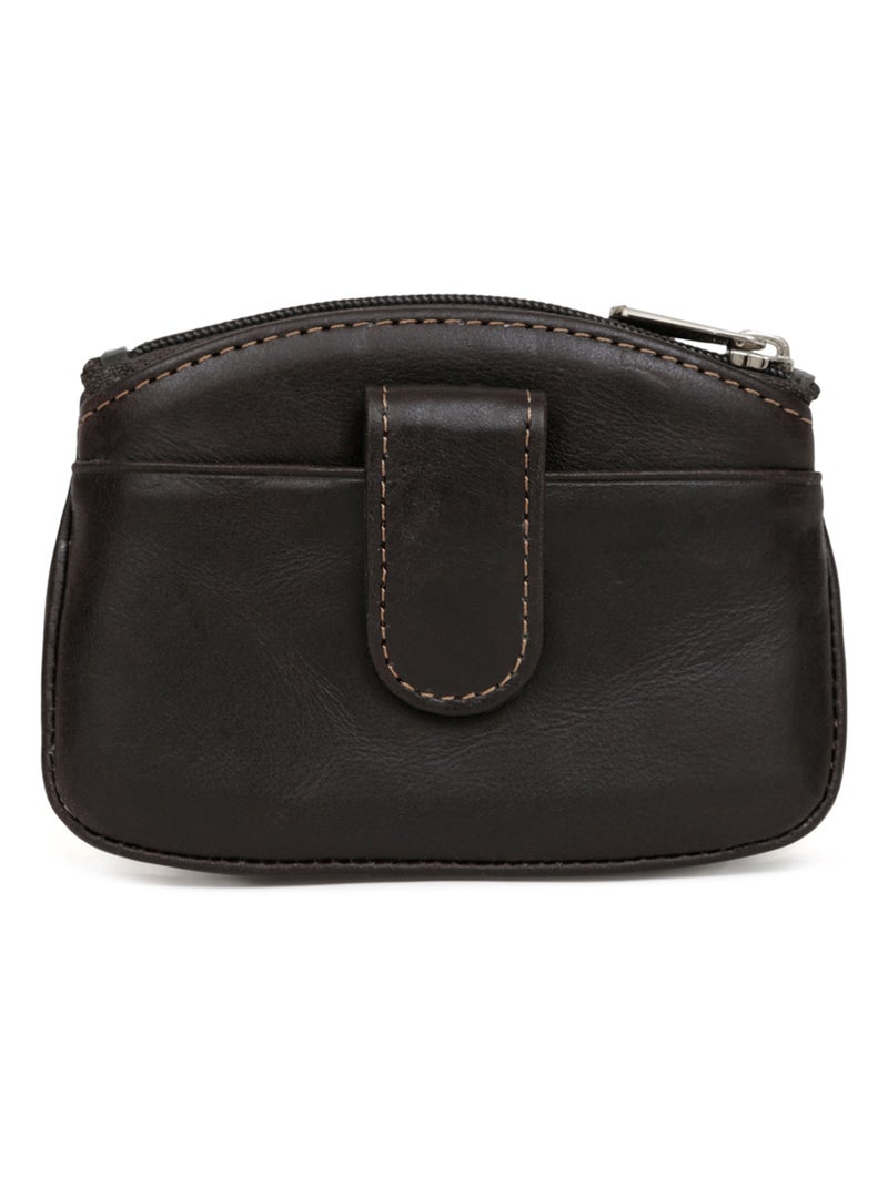 Portemonnaie  Cuir FÉLIN Marron - Kiabi