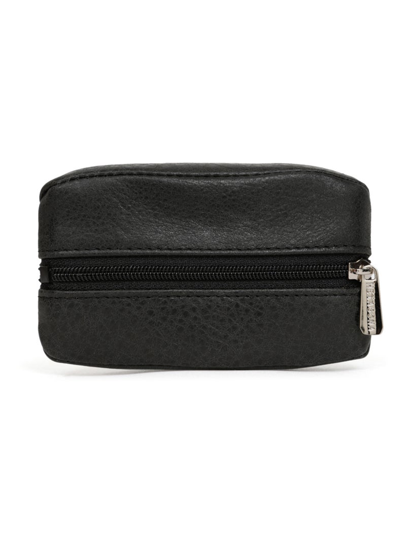Portemonnaie  Cuir INSTINCT Noir - Kiabi