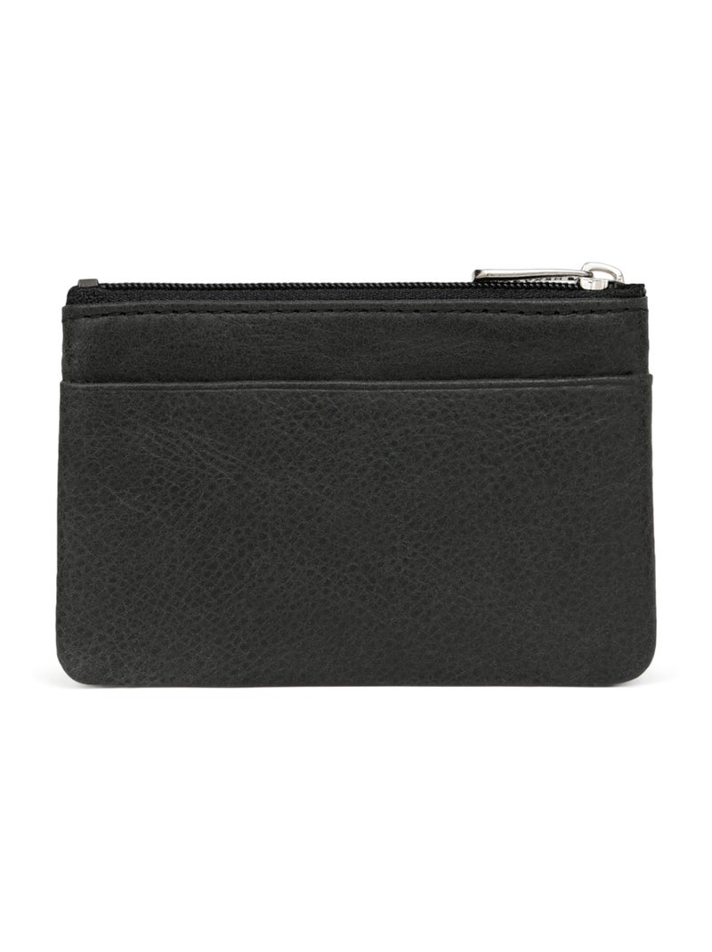 Portemonnaie  Cuir INSTINCT Noir - Kiabi