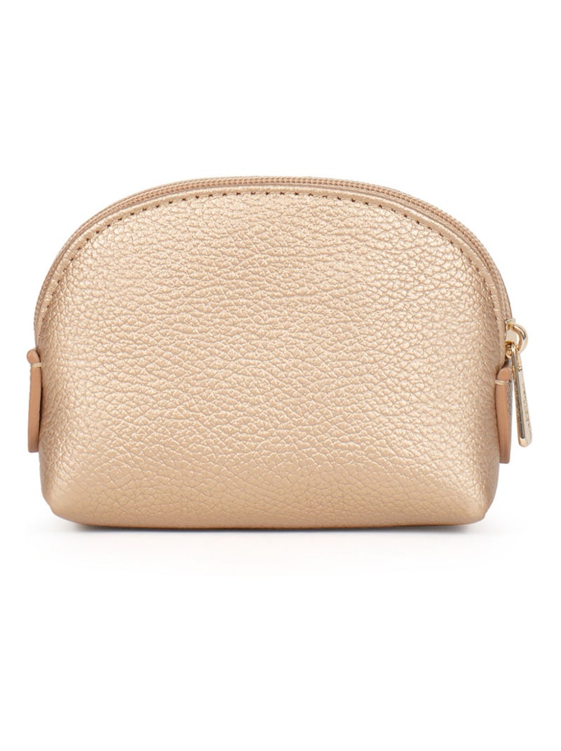 Portemonnaie  Cuir LUNA Doré/or - Kiabi