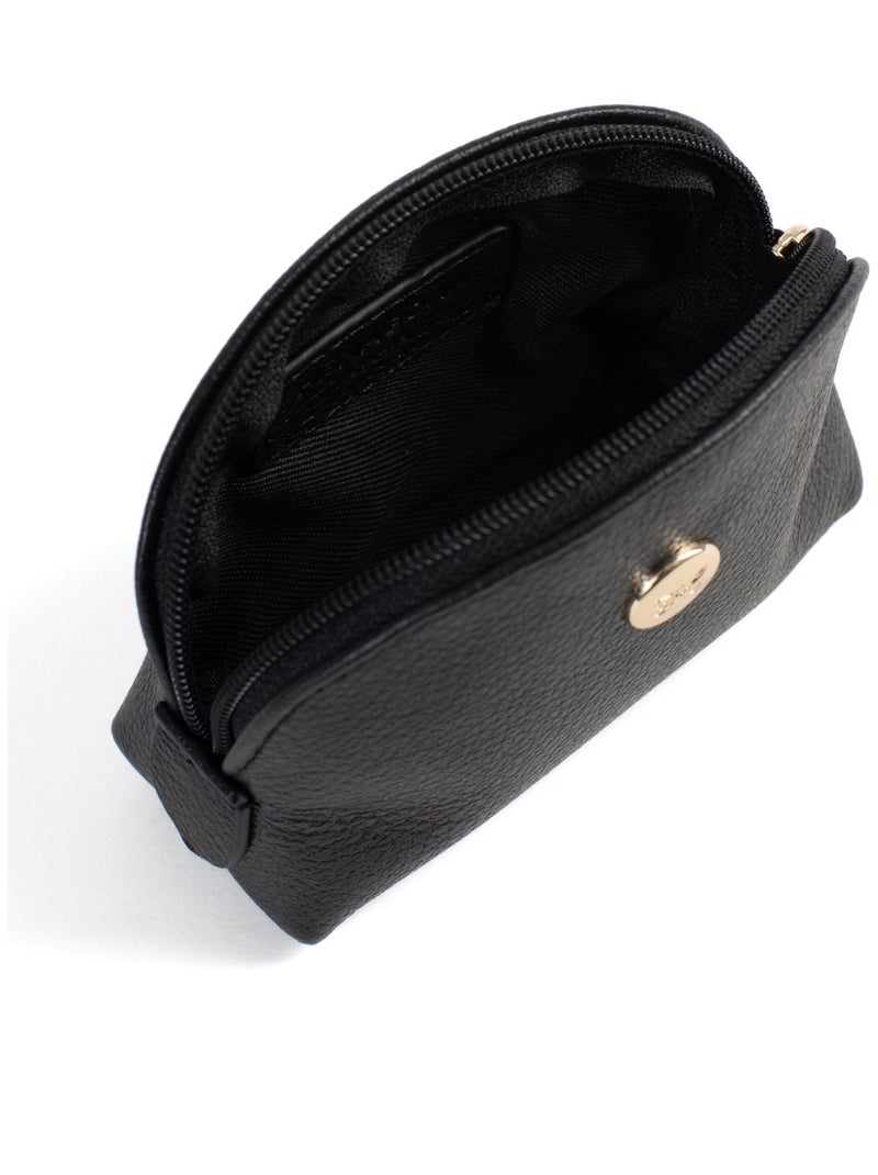 Portemonnaie  Cuir LUNA Noir - Kiabi