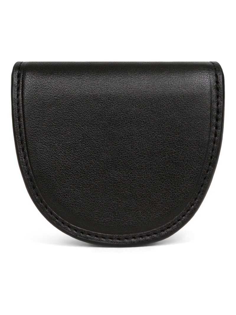 Portemonnaie  Cuir SOFT Noir - Kiabi