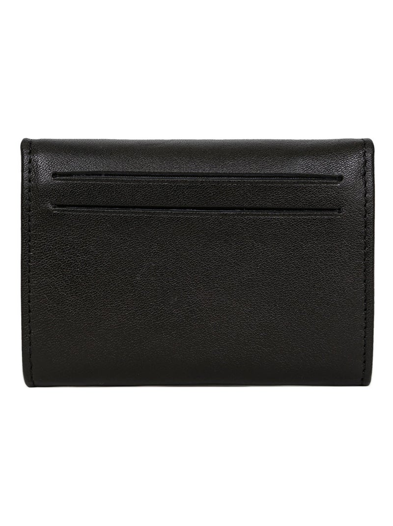 Portemonnaie  Cuir SOFT Noir - Kiabi
