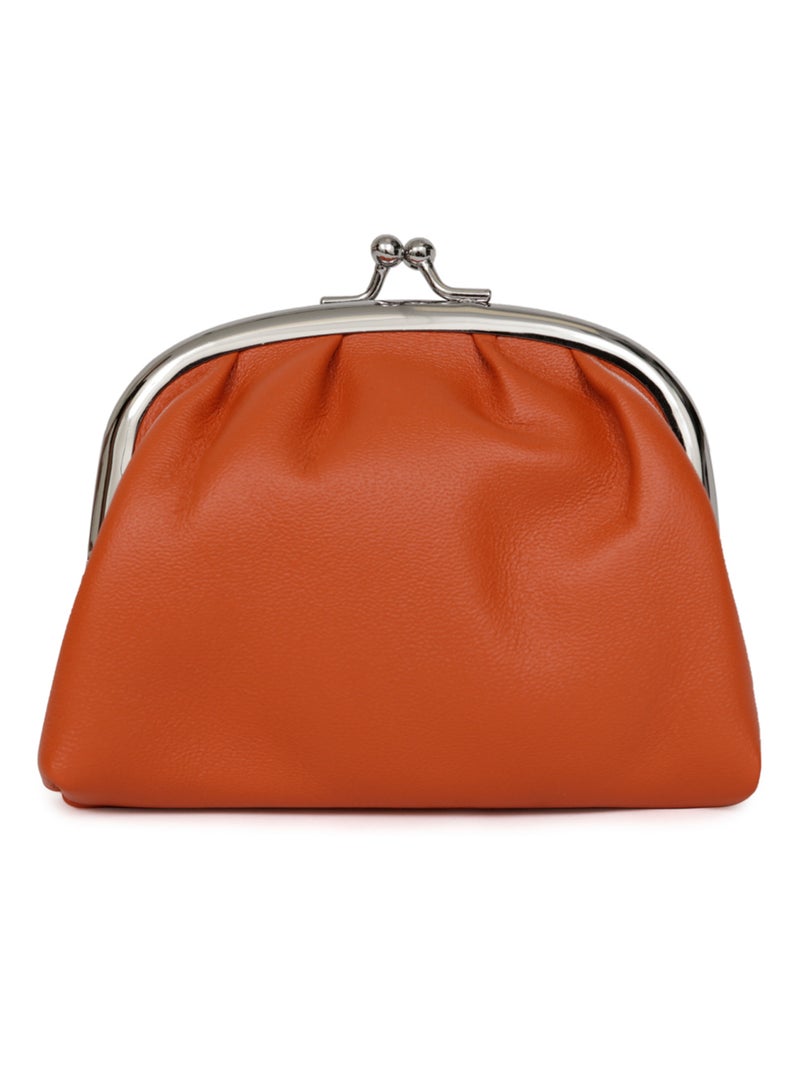 Portemonnaie  Petit  Cuir COCONUTS Orange - Kiabi