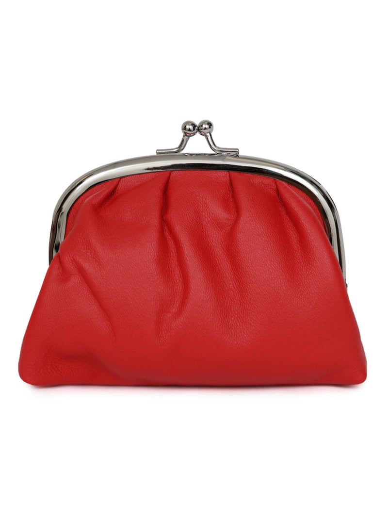 Portemonnaie  Petit  Cuir COCONUTS Rouge - Kiabi