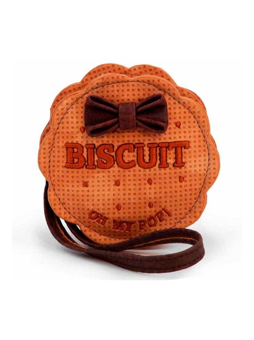 Portemonnaie Rond - Oh My Pop! Biscuit - Beige - Taille Unique - Kiabi