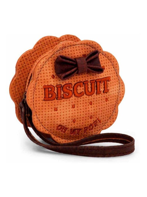 Portemonnaie Rond - Oh My Pop! Biscuit - Beige - Taille Unique - Kiabi