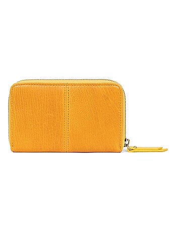 Portemonnaie stop rfid cuir ambroise hexagona