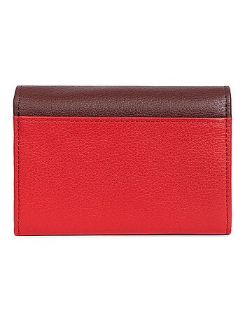 Portemonnaie stop rfid cuir bahia hexagona