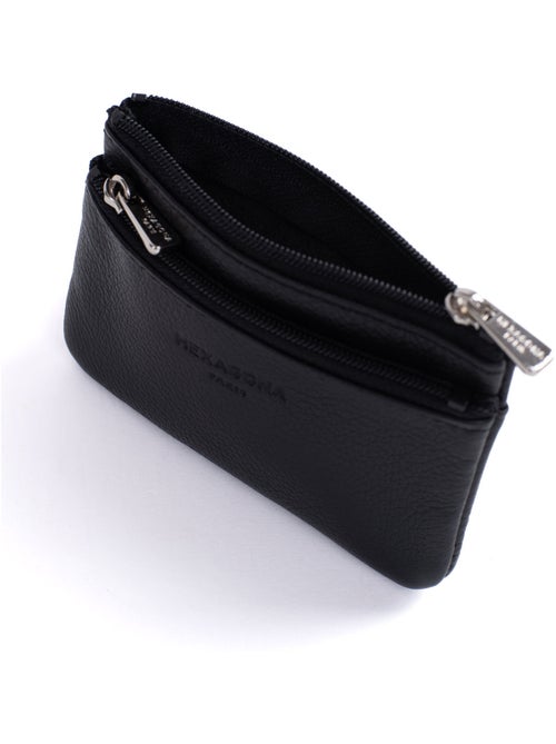 Portemonnaie  Stop RFID  Cuir CONFORT - Kiabi