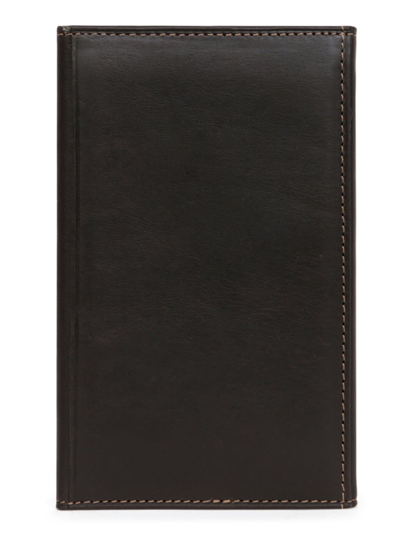 Portepapiers  2 volets  Cuir FÉLIN Marron - Kiabi