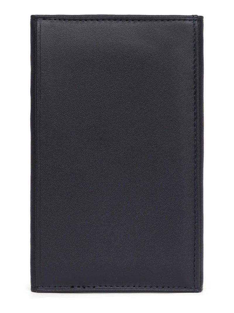 Portepapiers  2 volets  Cuir SOFT Bleu marine - Kiabi