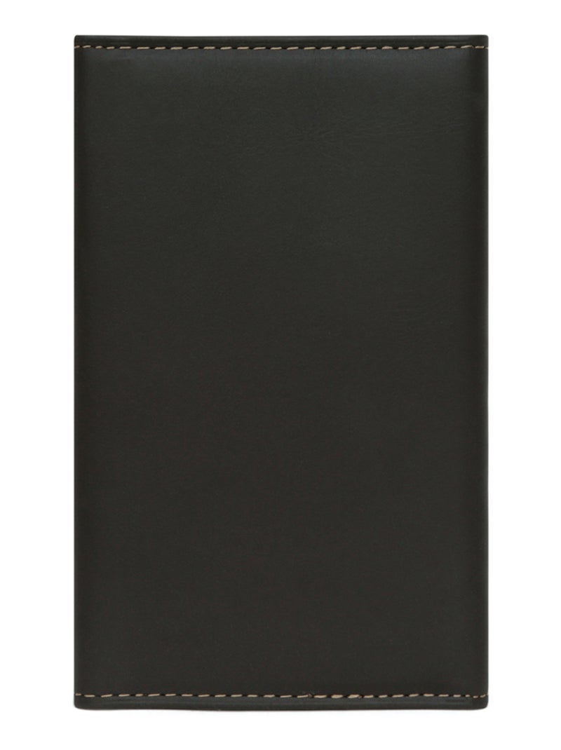 Portepapiers  3 volets  Cuir FÉLIN Noir - Kiabi