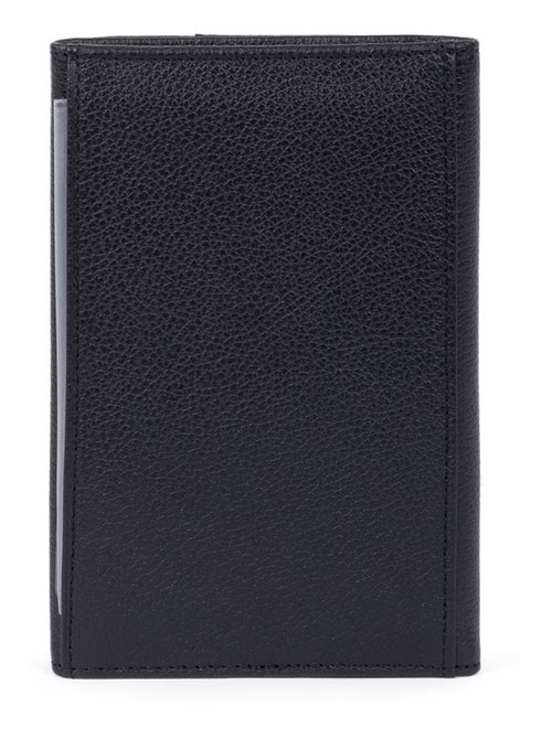Portepapiers  3 volets  stop rfid  cuir duo hexagona - Kiabi