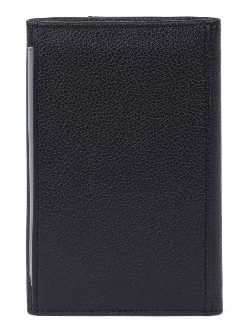 Portepapiers  3 volets  Stop RFID  Cuir DUO Noir - Kiabi