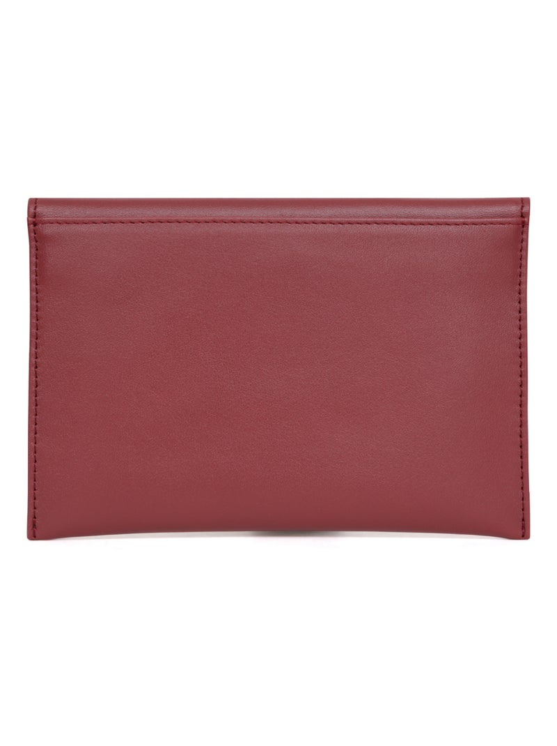 Portepapiers  Cuir SOFT Rouge - Kiabi