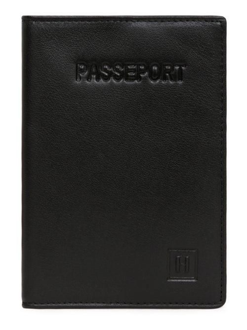 Portepasseport  1 volet  Cuir SOFT - Kiabi