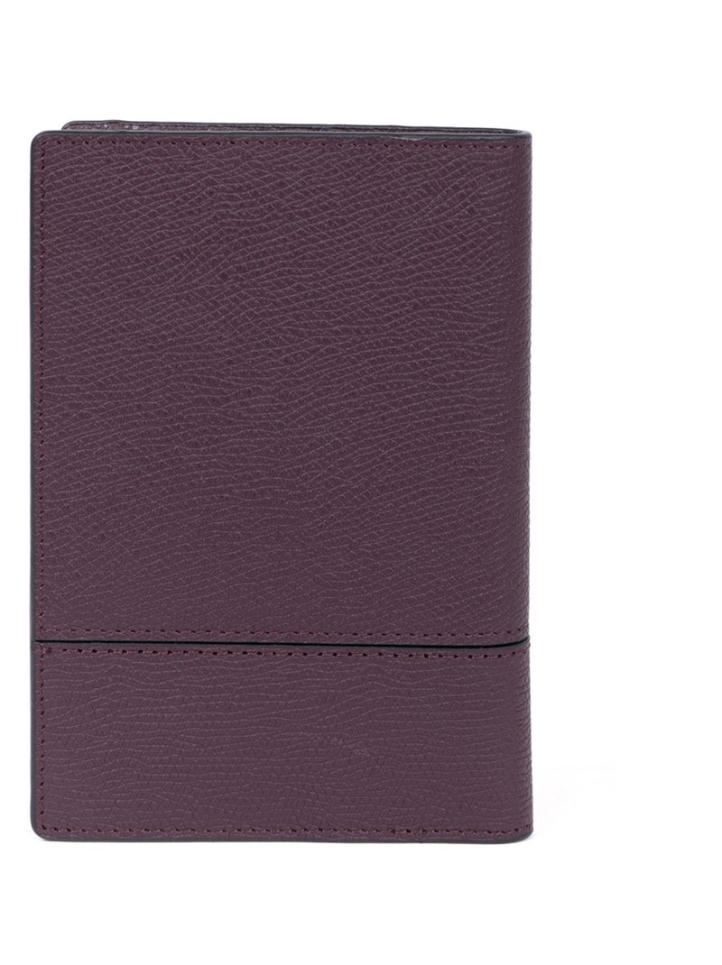 Portepasseport  1 volet  Stop RFID  Cuir DANDY Bordeaux - Kiabi