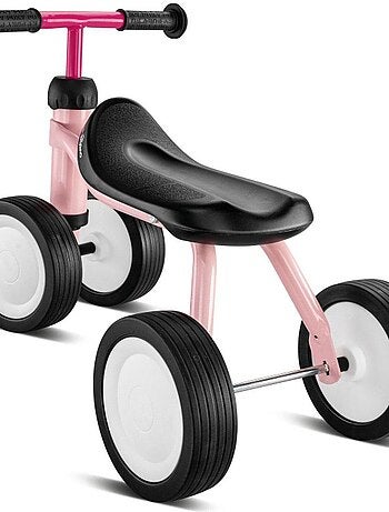 Porteur 4 roues PUKYlino retro rose