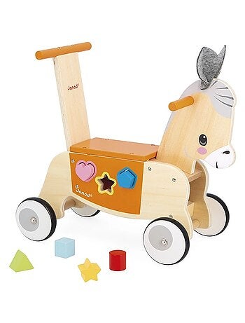 Porteur Âne en bois