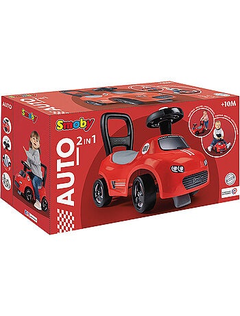 Porteur Auto Rouge - Smoby - Fabriqué en France