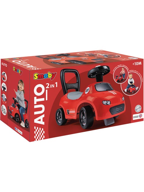 Porteur Auto Rouge - Smoby - Fabriqué en France - Kiabi