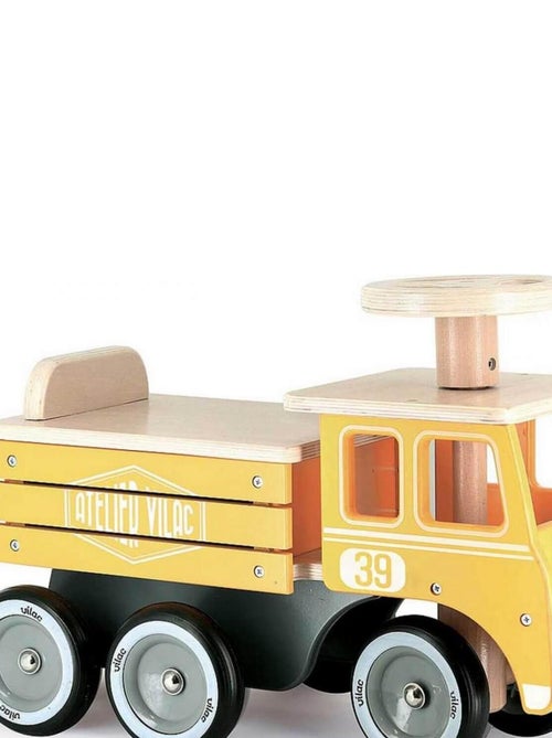 Porteur camion de chantier en bois - Kiabi
