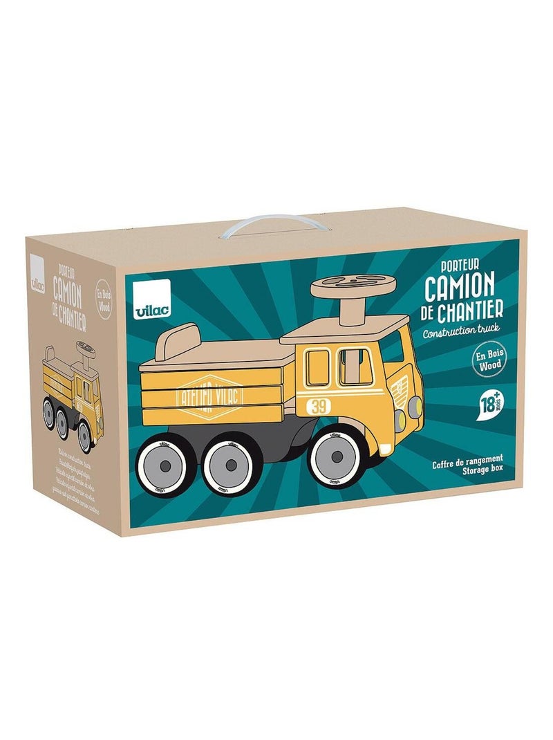 Porteur camion de chantier Jaune - Kiabi
