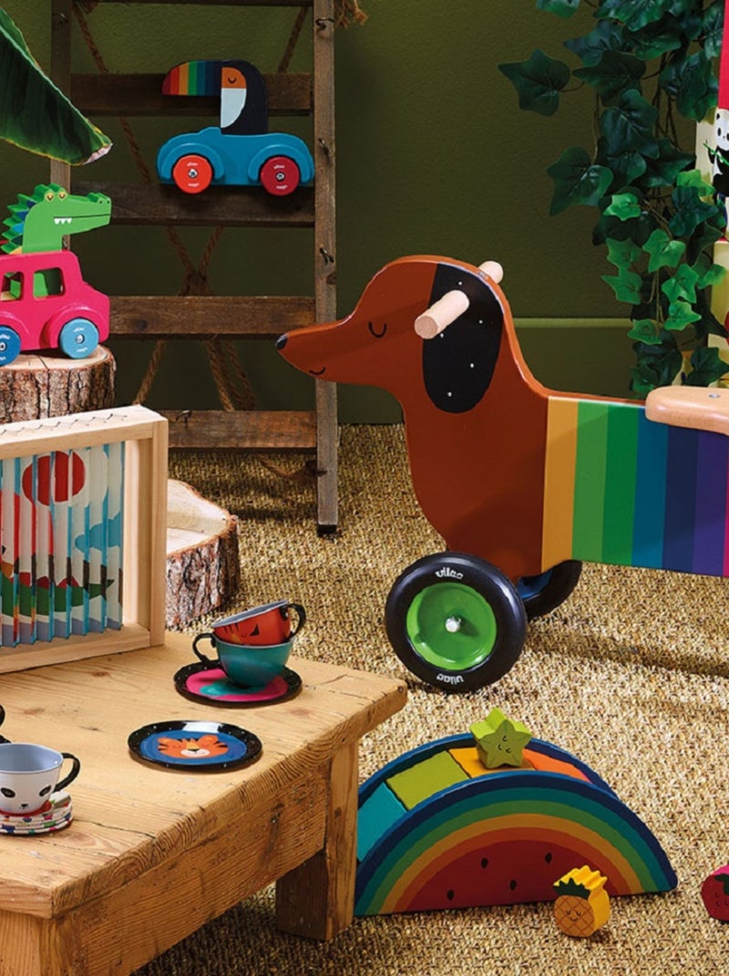 Porteur chien multicolore Marron - Kiabi