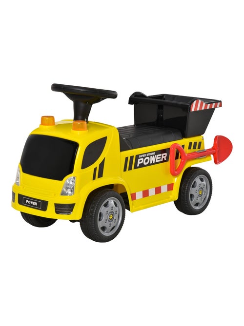 Porteur enfant camion benne pelle - Kiabi