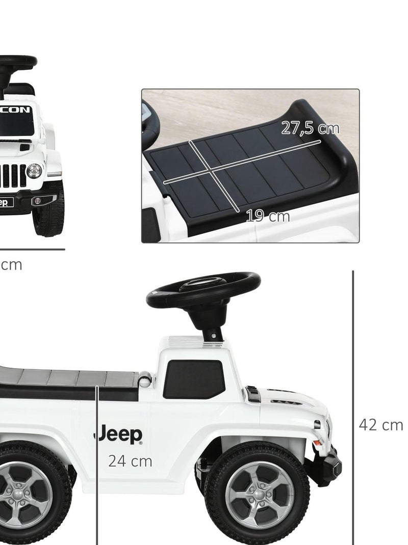 Porteur enfant Jeep Wrangler Rubicon Blanc - Kiabi