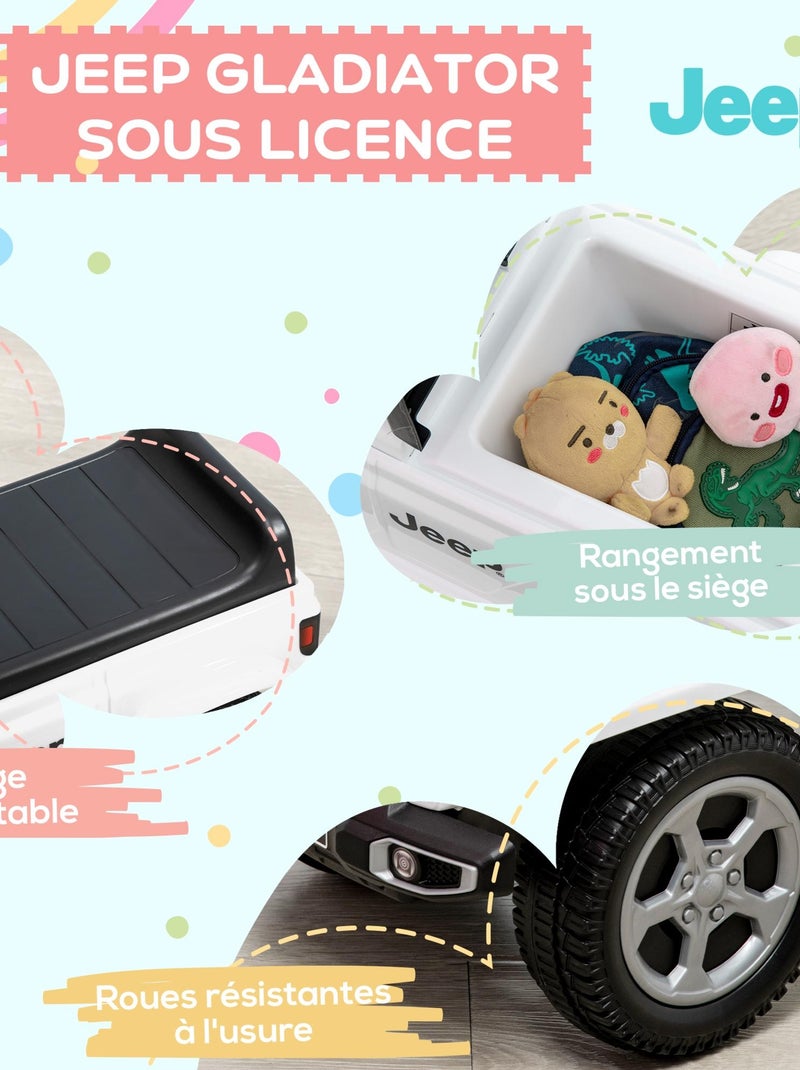 Porteur enfant Jeep Wrangler Rubicon Blanc - Kiabi