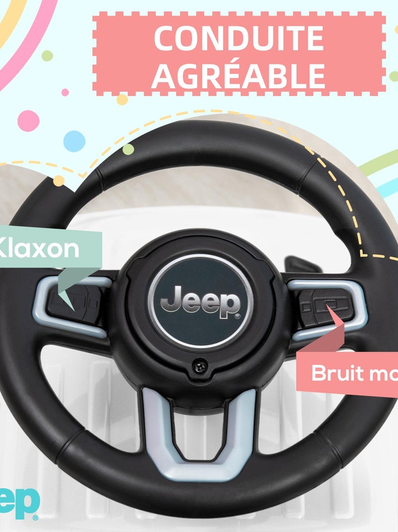 Porteur enfant Jeep Wrangler Rubicon Blanc - Kiabi