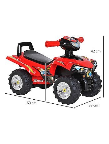 Porteur enfant quad effets lumineux et sonores - SPEEDZ