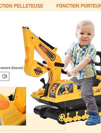 Porteur enfant tractopelle